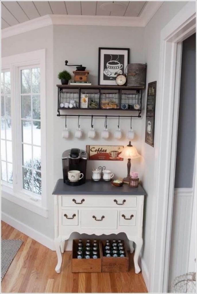 25+ Gorgeous Coffee Bar Ideas to Impress Your Friend