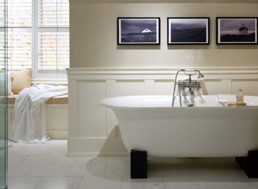 Wainscoting Bathroom Sink