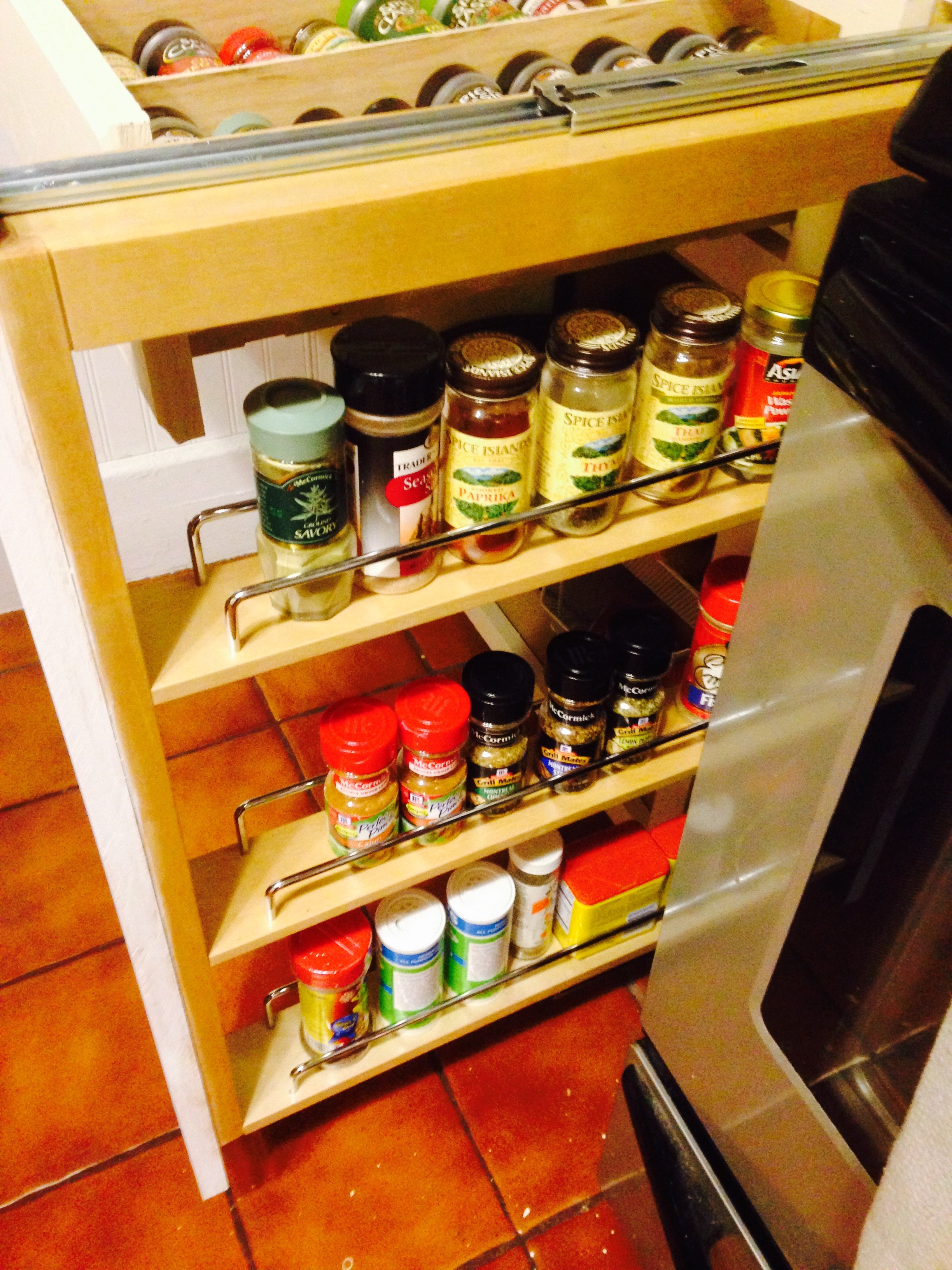 Under The Cabinet Spice Rack Diy Image To U