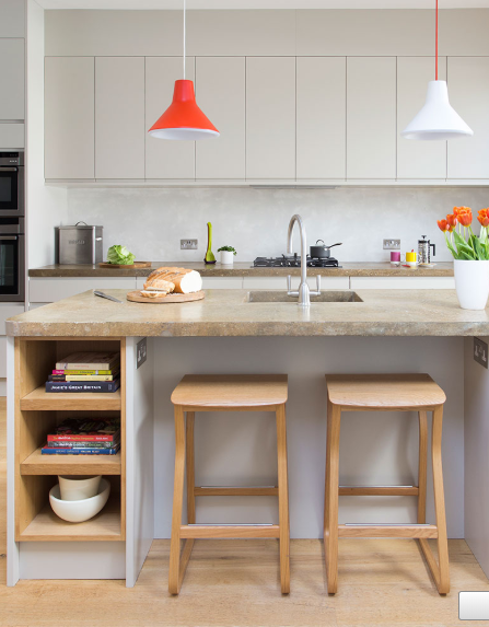 white kitchen backsplash tile