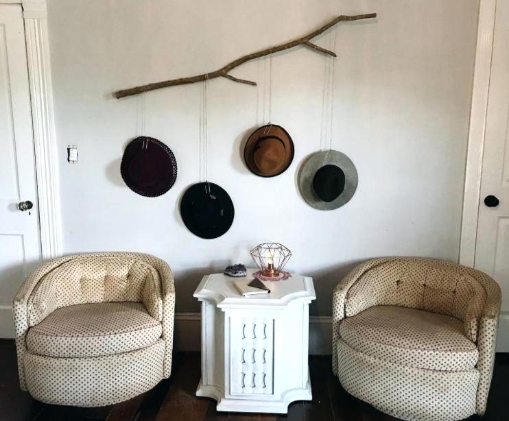 DIY hat rack