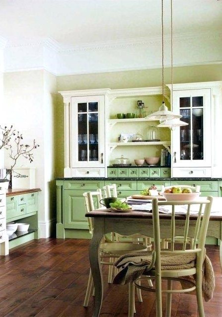 Rustic Color for Design Kitchen Cabinet