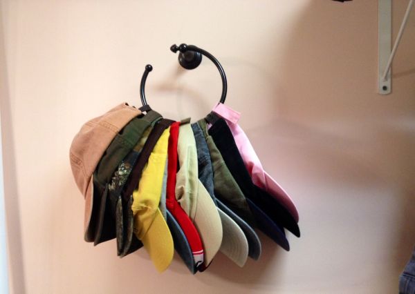 DIY hat rack