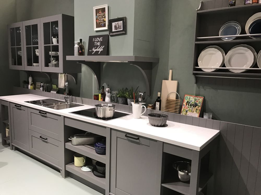 gray kitchen cabinets 2018