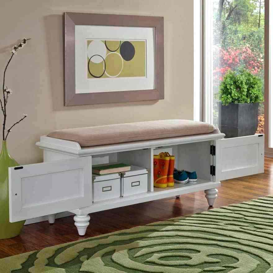 entryway shoe storage bench diy