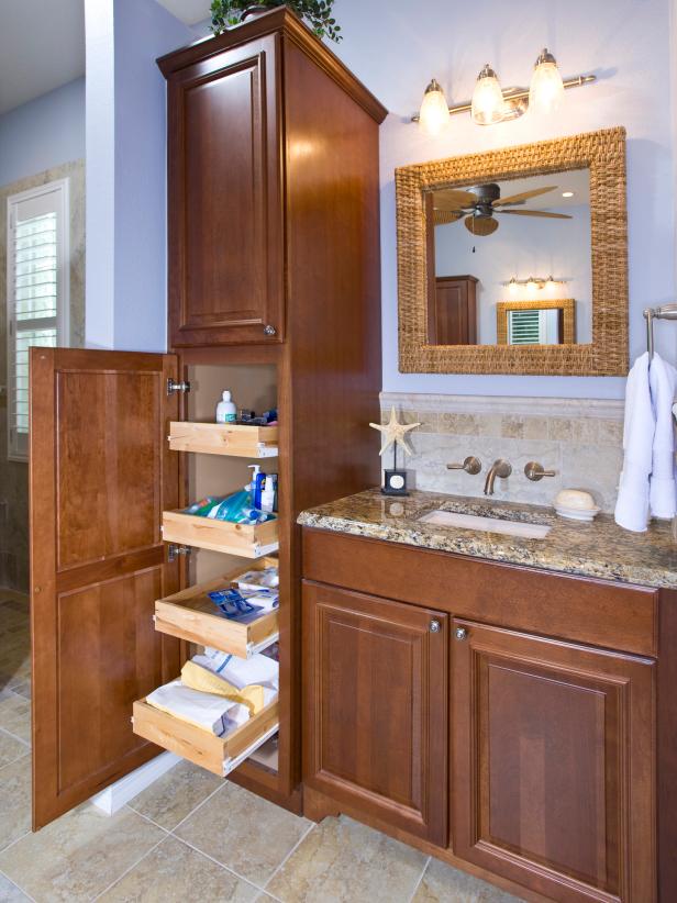 black bathroom cabinet ideas