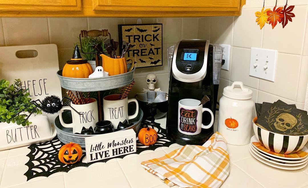 the coffee station