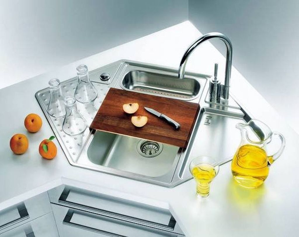 corner kitchen sink stainless steel