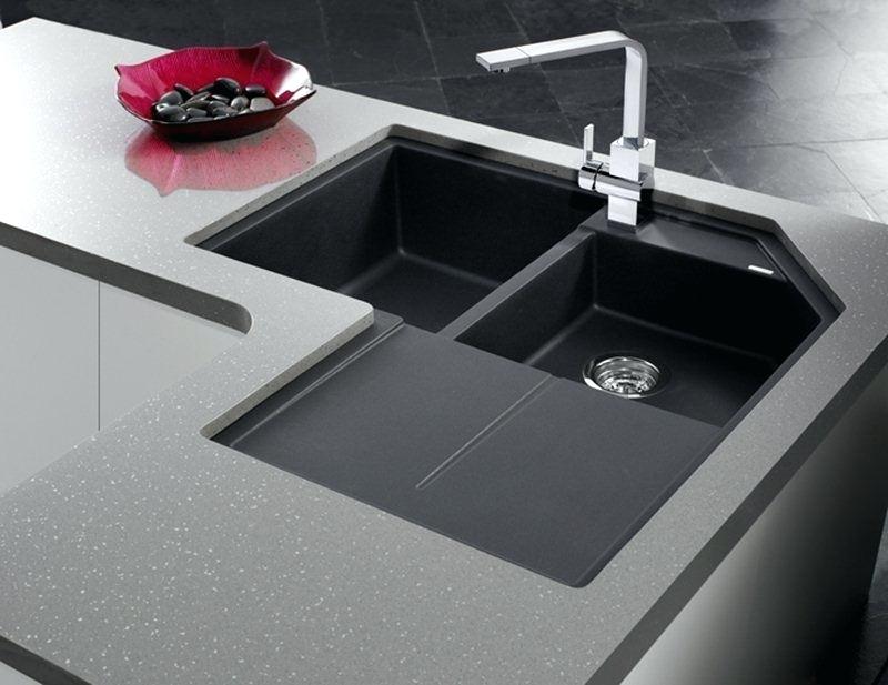 corner kitchen sink with drainboard uk