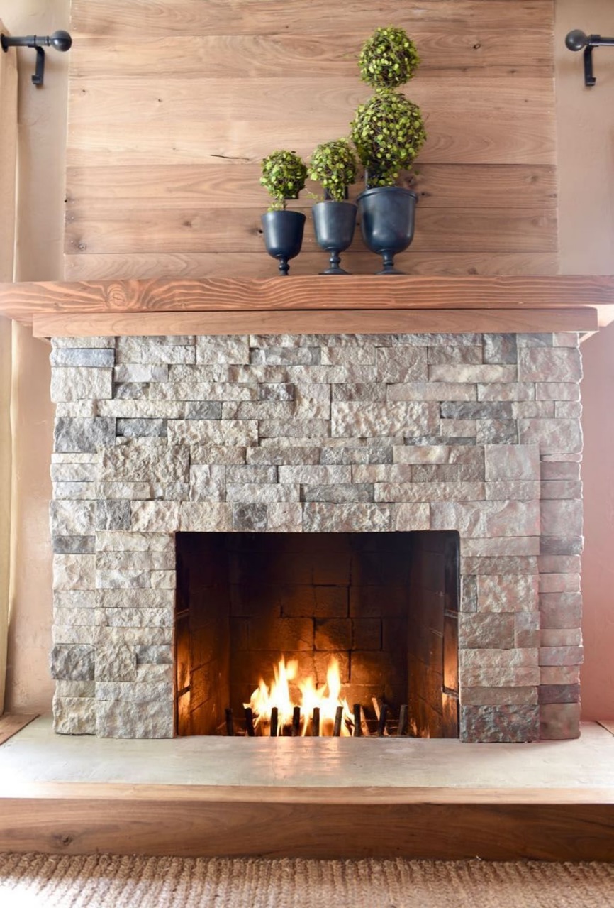 fireplace tile trim kit