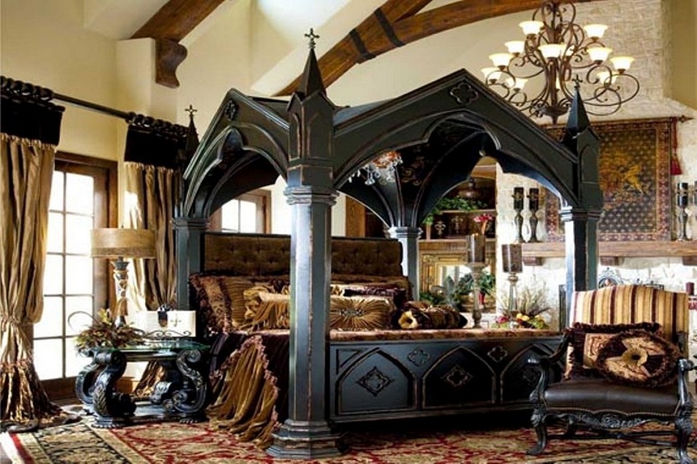 how to decorate a gothic bedroom