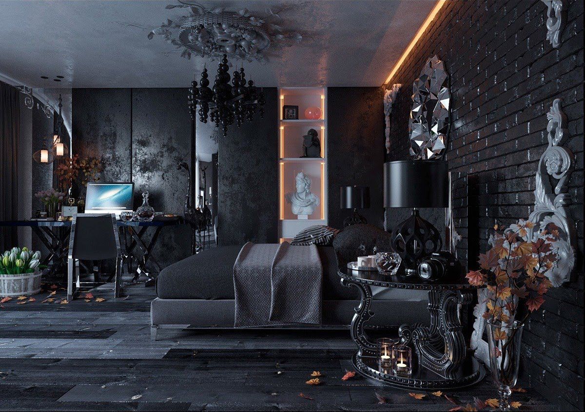 25 Inspiring Gothic Bedroom Idea to try for the Next Halloween