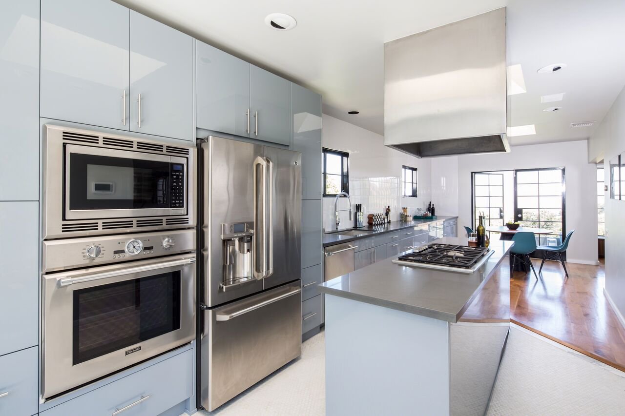 gray kitchen cabinets 2019