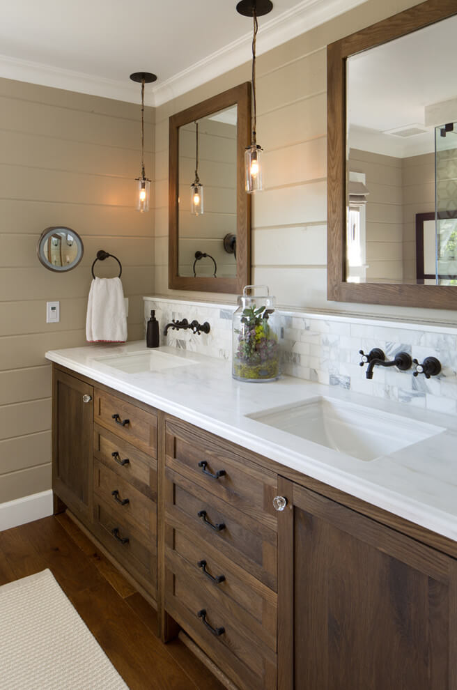 pictures of a farmhouse bathroom