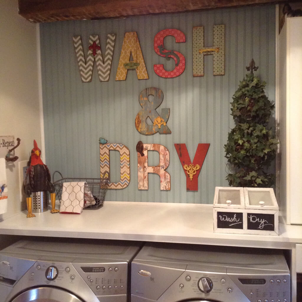 laundry room art decor