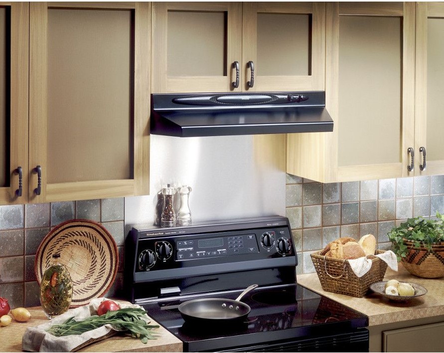 Simple Stainless Steel Backsplash for Small Space