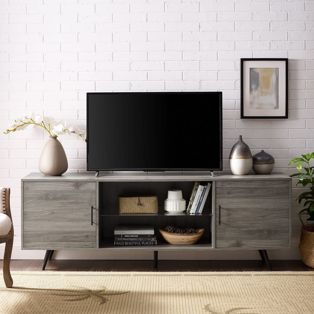 target mid century modern tv stand