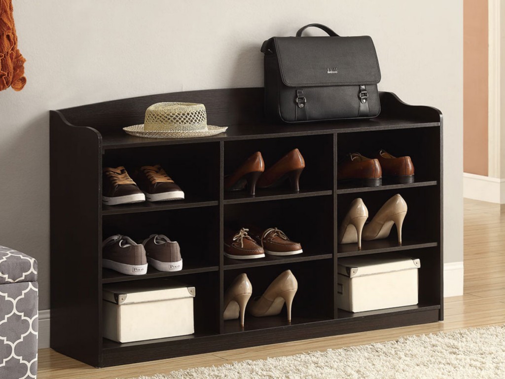 attractive entryway shoe storage