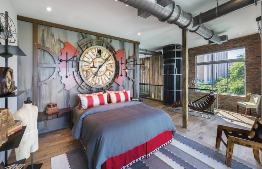 steampunk apartment decor