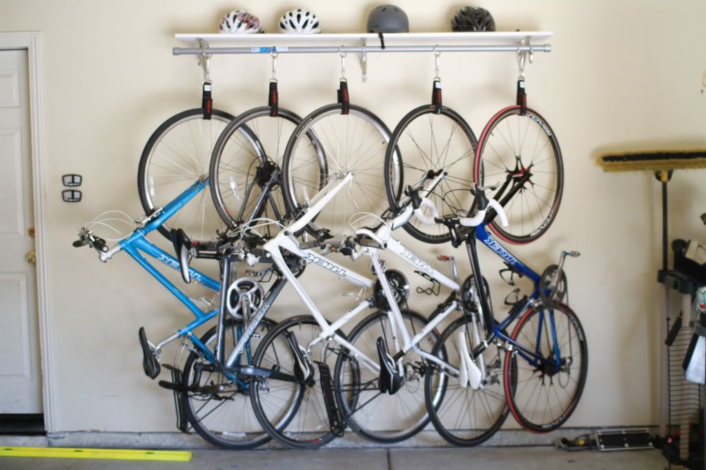 apartment bike storage diy