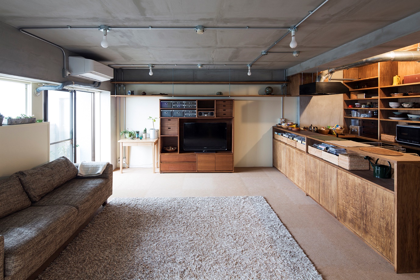 effortless japanese style living room