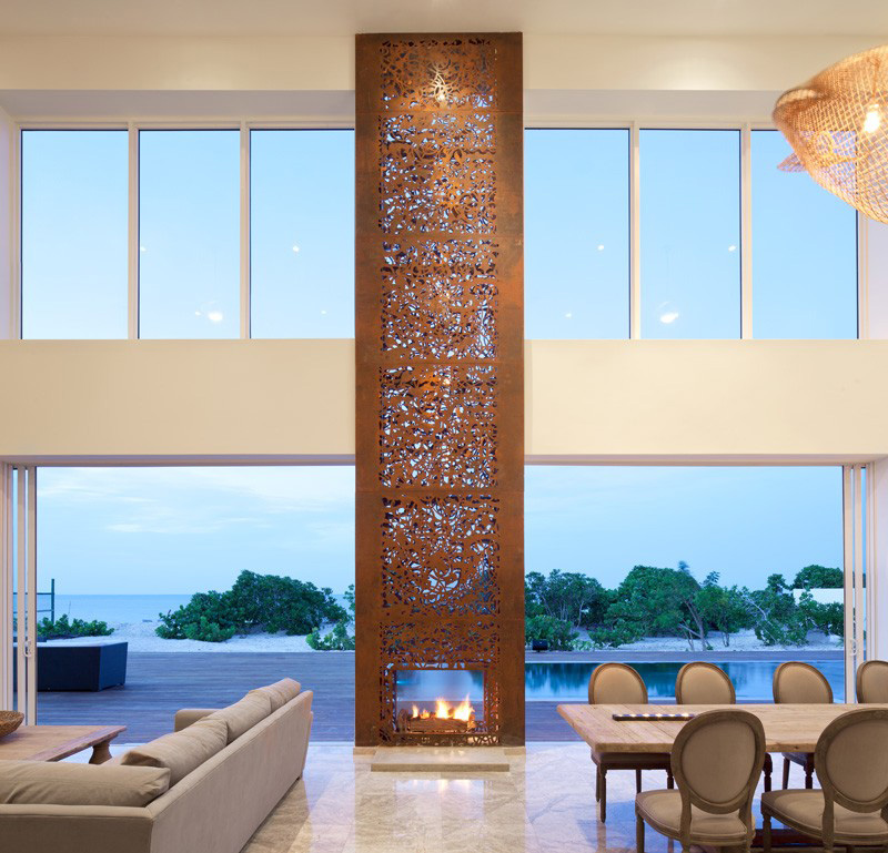 25 Epic Double Sided Fireplace Ideas For This Winter