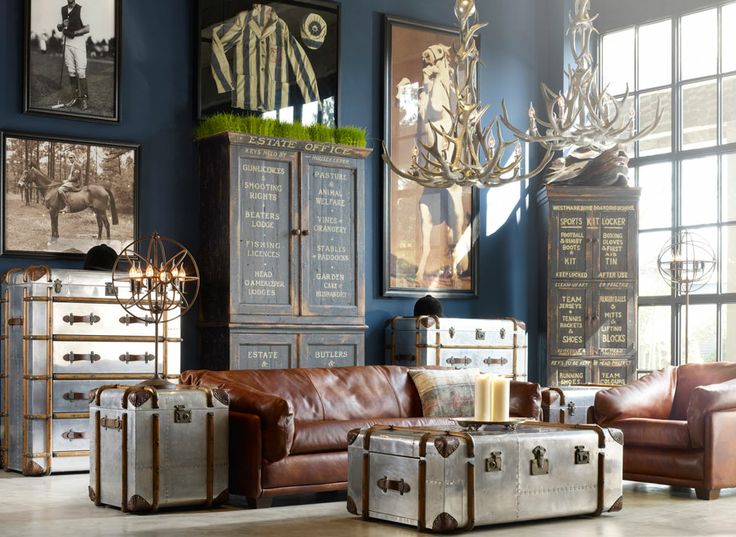 industrial living room style