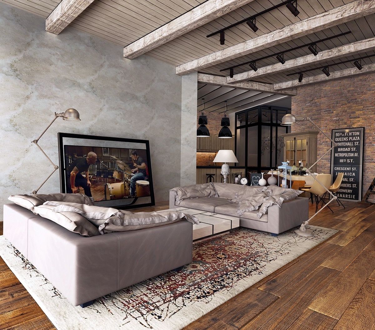 25 Gorgeous Industrial Living Room Ideas For 2020