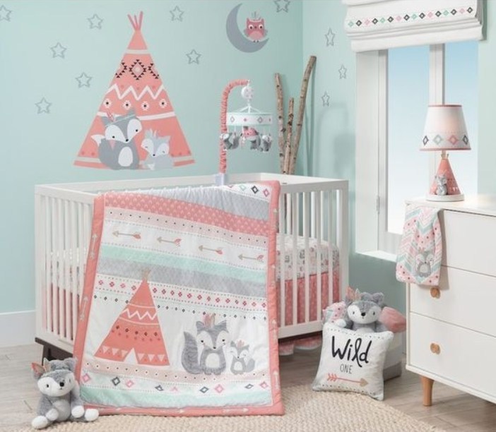 baby girl nursery colour ideas