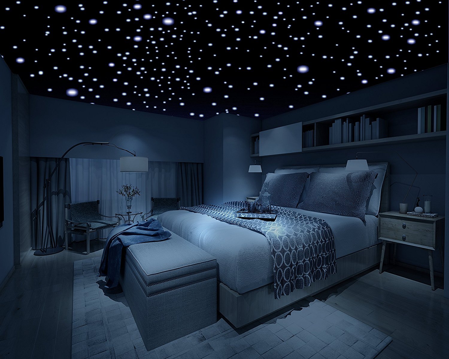 lighten dark bedroom furniture