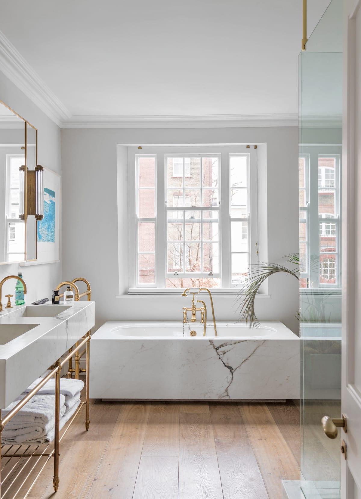 marble bathroom grey floor