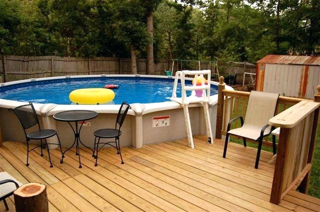 patio deck ideas with pool