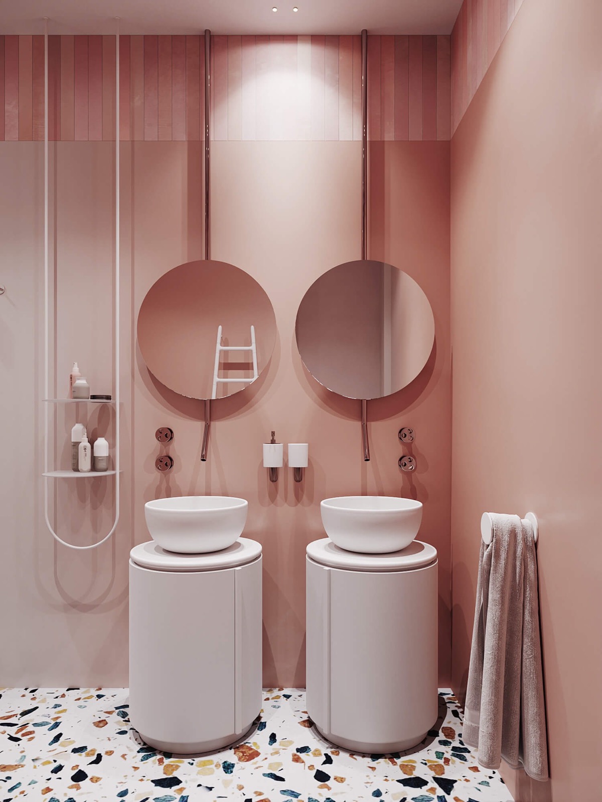 Pink Bathroom