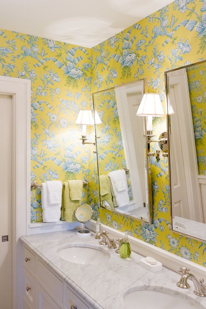 30 Memorable Yellow Bathroom Designs for Your Future House