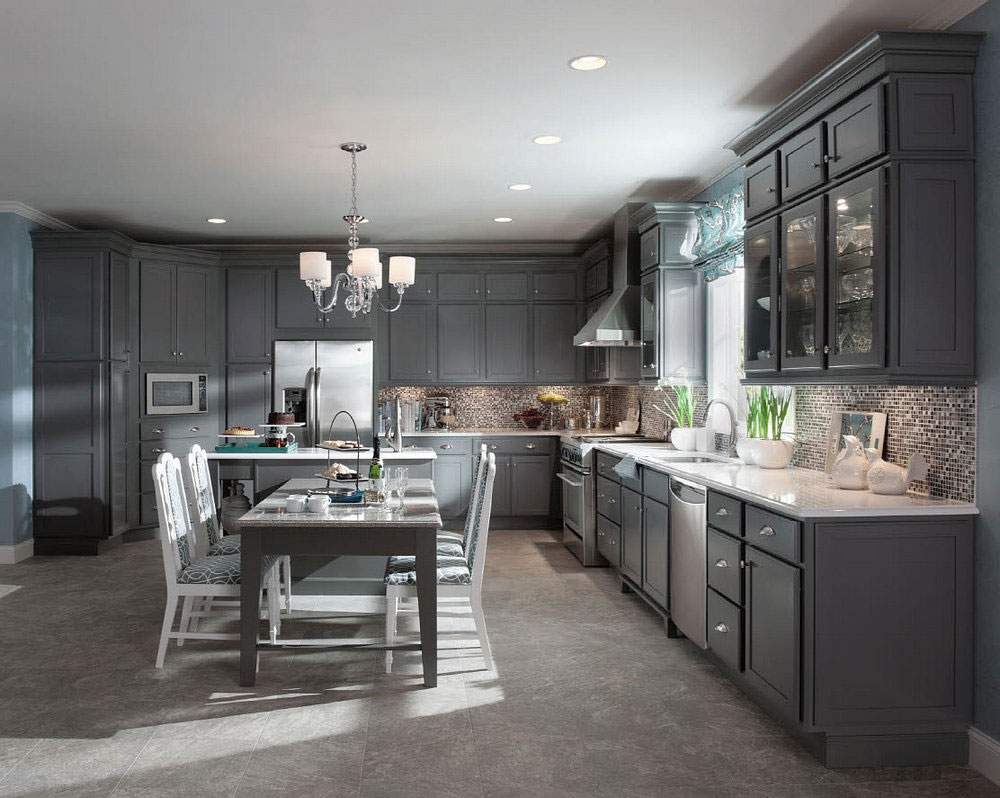 traditional kitchen in light atmosphere