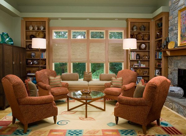 Simple Living Room Windows