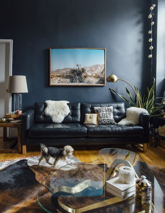 30 Charming Dark Living Room Ideas for Your House