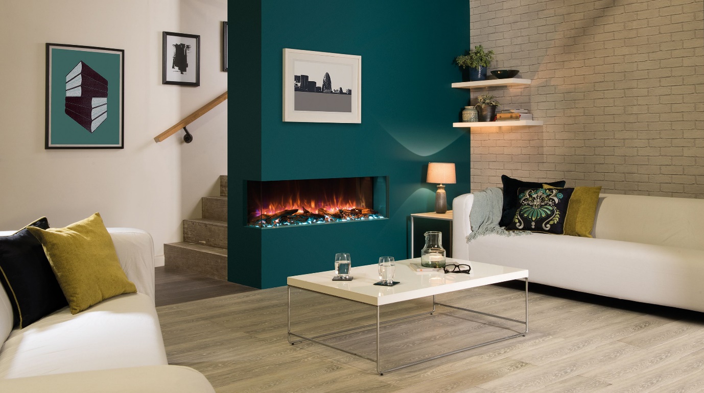 gas fireplace for an apartment