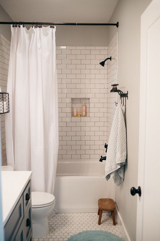 Bathroom with Subway Tile