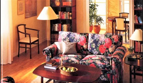 Floral Living Room