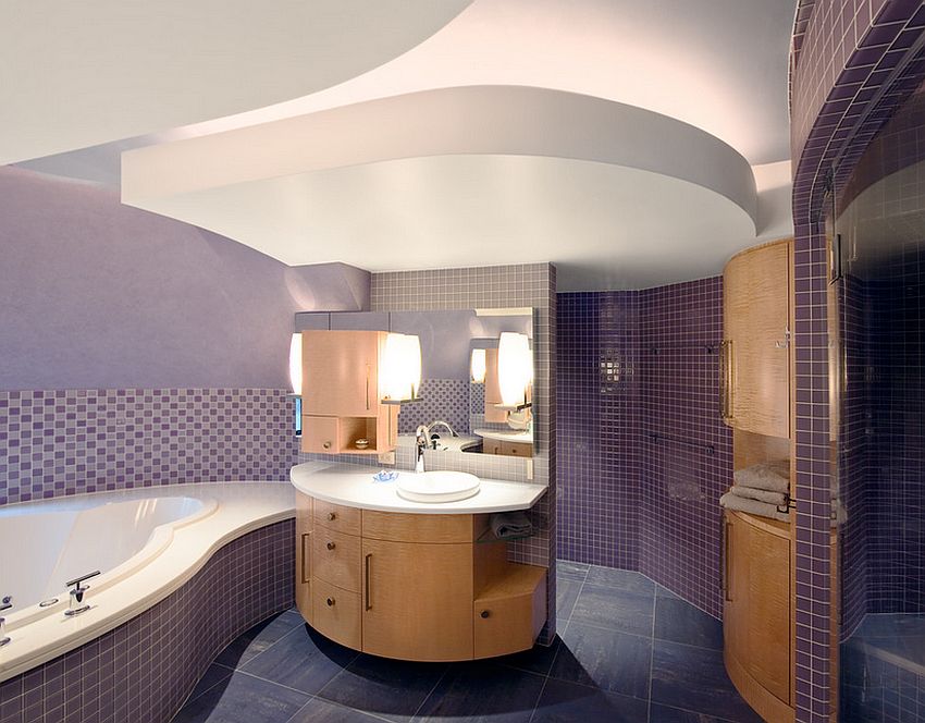 Purple Bathroom