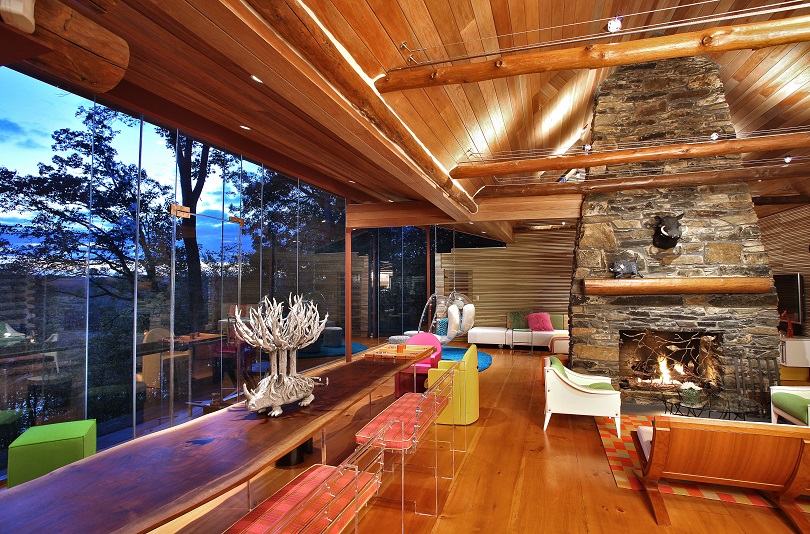 Modern Log Cabin