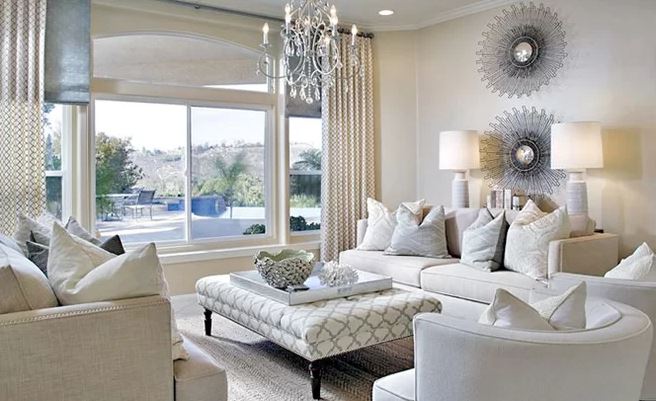 glam living room design