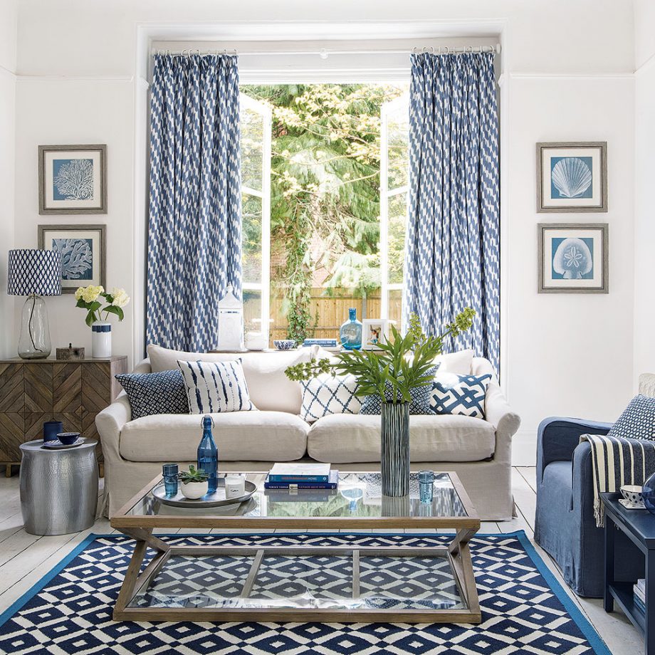 Navy Blue Living Room Decorating Ideas - Navy Living Room In 2020 ...
