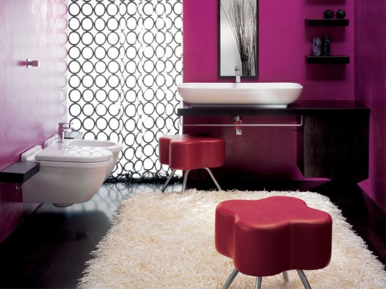 Purple Bathroom