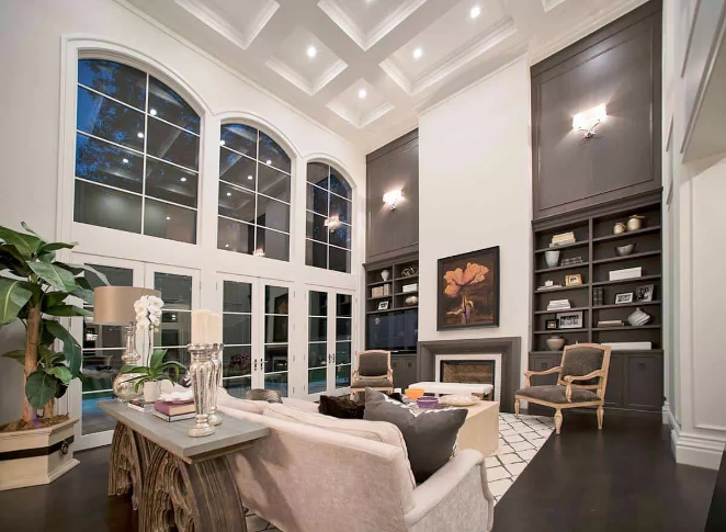 Ceiling and Black Marble